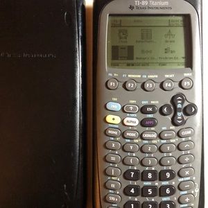 TI-89 Titanium Calculator with cover case
